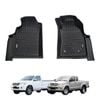 AUSGO Car Floor Mats for Toyota Hilux Single / Extra Cab 2005-2015 All-Weather Floor Liners