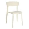 Bolero Eden Side Chair Stackable Recycled Plastic Cream 2 Pack 775x480x520mm Commercial Restaurant Cafe Seating