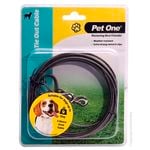 Tie Out Cable - 5 Meters - Dogs Up To 15kg (Pet One)