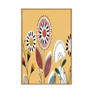 Artey | Scandi Sunrise II - Framed Canvas - Natural Frame - 100 x 150cm