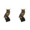 2PK Gibson Gifts Owl Home Decor Figurine Medium Bronze 22.5cm