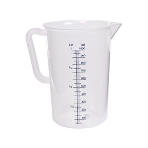 Plastic Polypropylene Measuring Jugs 1Litre
