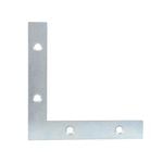 Carinya 100 x 100 x 16.5 x 2.5mm Zinc Plated Reinforced Corner Brace