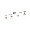 Verve 4 x 5W Brushed Nickel Vector LED Spotlight