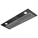Kleenmaid 70cm Black Fixed Under Mount Rangehood For A 90cm Cooktop
