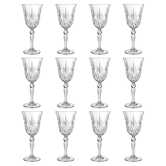 RCR Crystal Melodia Red Wine Glasses - 270ml - Pack of 12