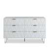Big Lot 132cm Ally 6 Drawer Dresser - White