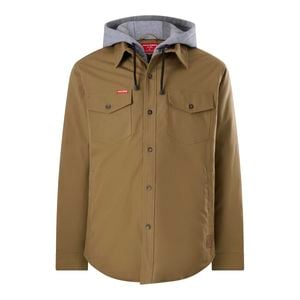 Hard Yakka Whiskey Quilted Solid Shacket - Size S