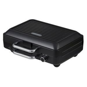 Morphy Richards MREMP4TNM Titanium 900W Multipress Jaffle Panini Waffle Pie 4 Plates Non-Stick Press Sandwich Maker