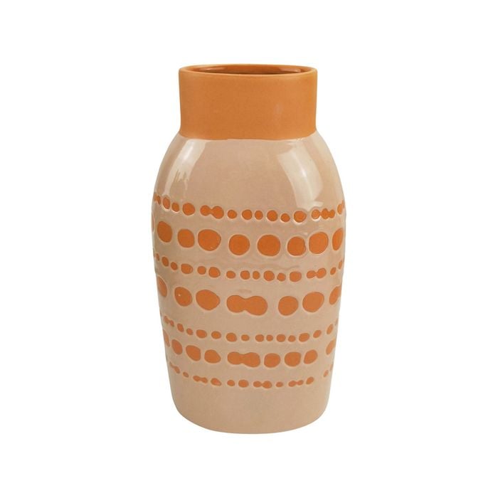 Urban Remy 26cm Ceramic Plant/flower Vase Display Pot Medium - Sherbet