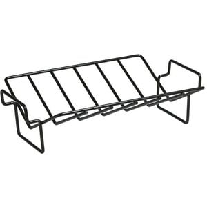Avanti Jumbo Non-Stick Roasting Rack Kitchen Meat/Chicken Cooking Grill Black