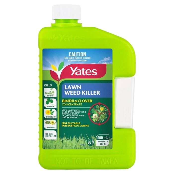 Yates 500ml Bindii And Clover Lawn Weedkiller Concentrate