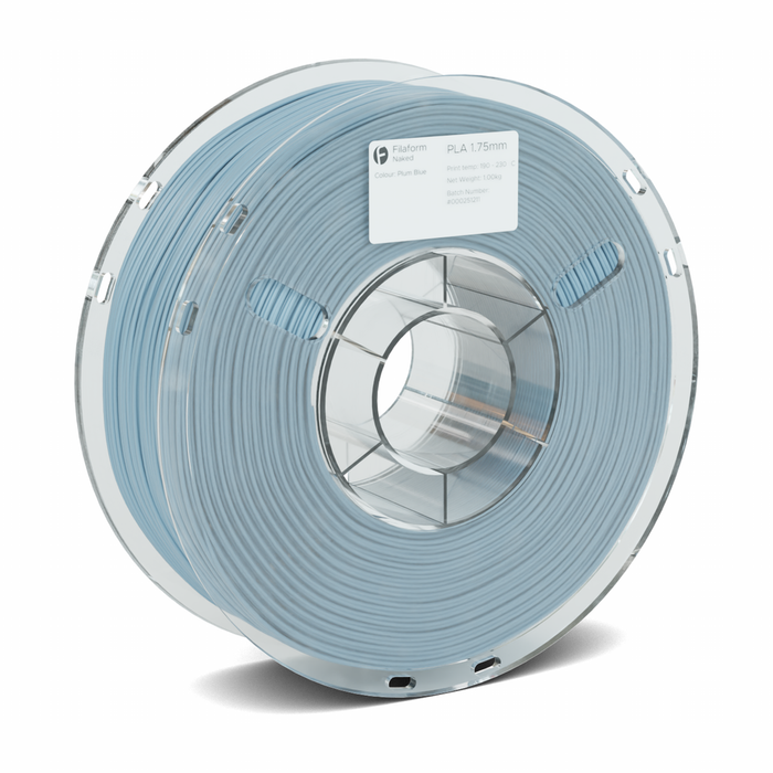 Filaform Naked PLA 3D Printer Filament 1.75mm 1kg Plum Blue