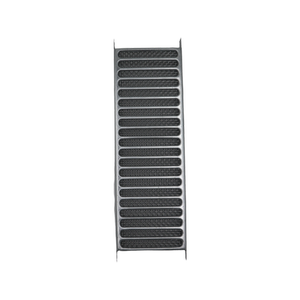 Builders Edge 230 x 75mm Galvanised Slimline Brick Vent With Mesh