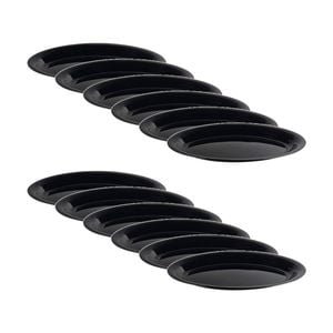 12x Partyware Oval Shaped Serving Tray Serveware 400x275mm Assorted