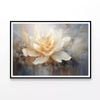Flower Abstract Oil Painting  Print 100% Australian Made 90x60cm  (Poster)