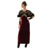 Medieval Lady Halloween Costume Adult Renaissance Dress with Cape Glovelets and Headpiece, Medium
