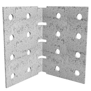Dunnings 100 x 100 x 140mm M10 Galvanised Angle Bracket