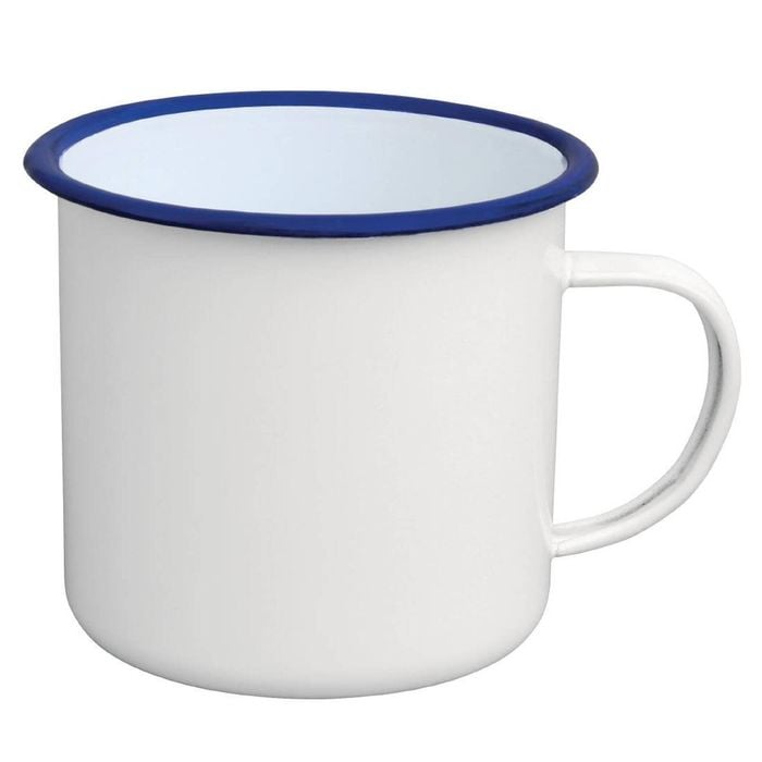 Olympia Soup Mug Enamel Large 670ml Kitchenware Camping