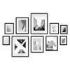 Gallery Wall Set - 10 Black Photo Frames