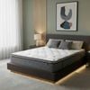 DreamZ Pillar 35CM Hybrid Euro Top Mattress - King Single