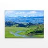 Grassland and Mountain in China   Print 100% Australian Made 75 x 50cm  (Stretched)