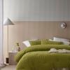 Vintage Design Homewares King Green Parquet Cacti Green 3 Piece Comforter Set -