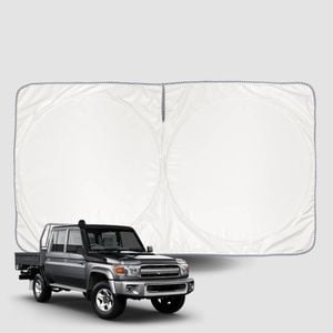 Windscreen Sun Shade for Toyota LandCruiser 79 Series Double Cab 2012-Current Universal Fit Window Visor UV Block