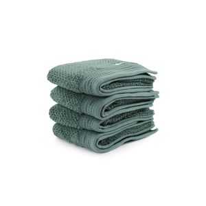 4pc Onkaparinga 45x65cm Cotton Avalon Bathroom Hand Towels Set 550GSM Fir Green