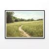 Walking Path, Meadow with Trees  Print 100% Australian Made 90x60cm  (Poster)