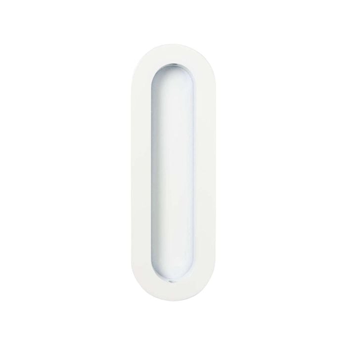 Lemaar 150 x 50mm White Radius Flush Pull