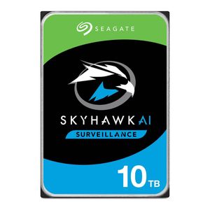Seagate 10TB 3.5' SkyHawk Surveillance AI, 512E SATA3 6Gb/s 256MB Cache 24x7 HDD ST10000VE001  5 Years Warranty