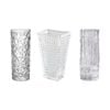SOGA Home & Living Bundle – Handcrafted Clear Glass Vases for Elegant Home Décor