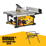 DeWALT 254mm 2000W Corded Table Saw DWE7491-XE