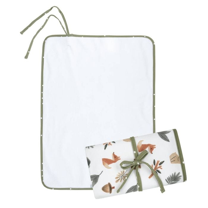 Living Textiles Portable Baby Travel Change Mat Forest Retreat