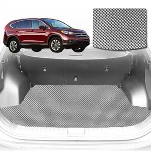 6D Diamond Car Boot Mat for Honda CR-V 2007-2012-Cargo Mat-Grey-Outback GT