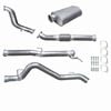 Ignite Exhausts Turbo Back For Mitsubishi Mn Triton 2.5l 3" No Cat With Muffler Raw Aluminised Steel