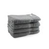 4pc Onkaparinga 69x140cm Cotton Flinders Premium Bathroom Towels 600GSM Charcoal