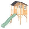Lifespan Kids Burleigh Cubby House with 2.2m Pastel Green Slide