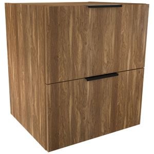 Lugna 512 x 450 x 380mm Cove 2 Drawer Storage Cabinet