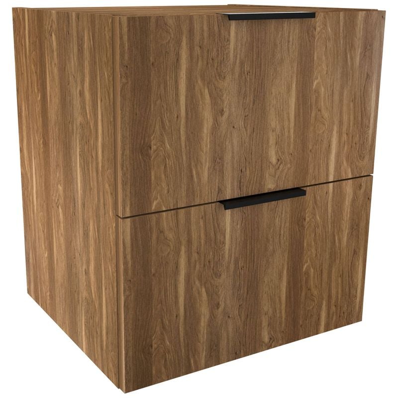 Lugna 512 x 450 x 380mm Cove 2 Drawer Storage Cabinet