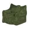 Ufurniture Bean Bag Chair With Backrest 83*90cm Corduroy Sofa With Handle High-resilience Stuffed Floor Sofa Lounger Green