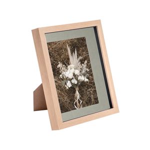 Nicola Spring Shadow Box Frame - 8 x 10" with 5 x 7" Mount - Light Wood