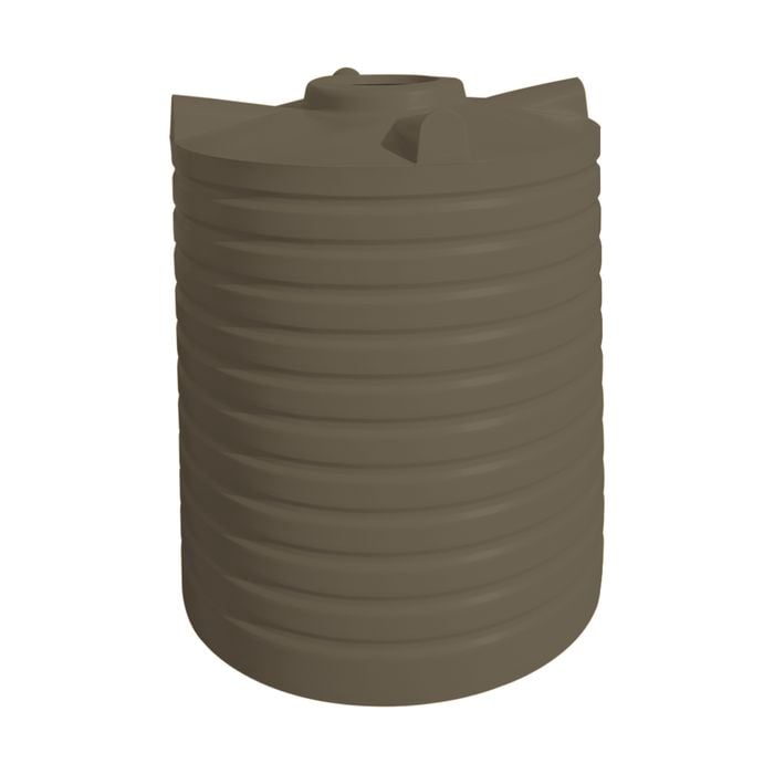 Clark Tanks 2600L Round Poly Water Tank - Inlet - Bunnings Australia