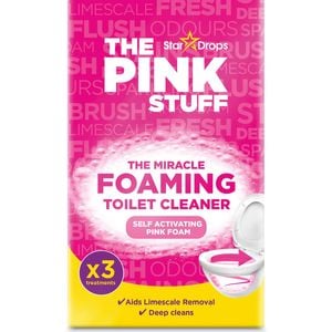 The Pink Stuff 3 Pack Foaming Toilet Cleaner 