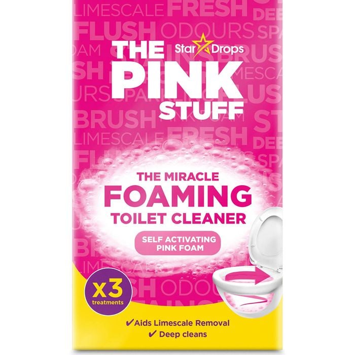 The Pink Stuff 3 Pack Foaming Toilet Cleaner 