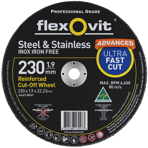 Flexovit 230mm Black Cutting Wheel