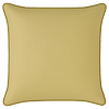 Mojo 45cm Solid Yellow Cushion Cover With Pipe