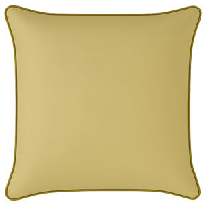 Mojo 45cm Solid Yellow Cushion Cover With Pipe
