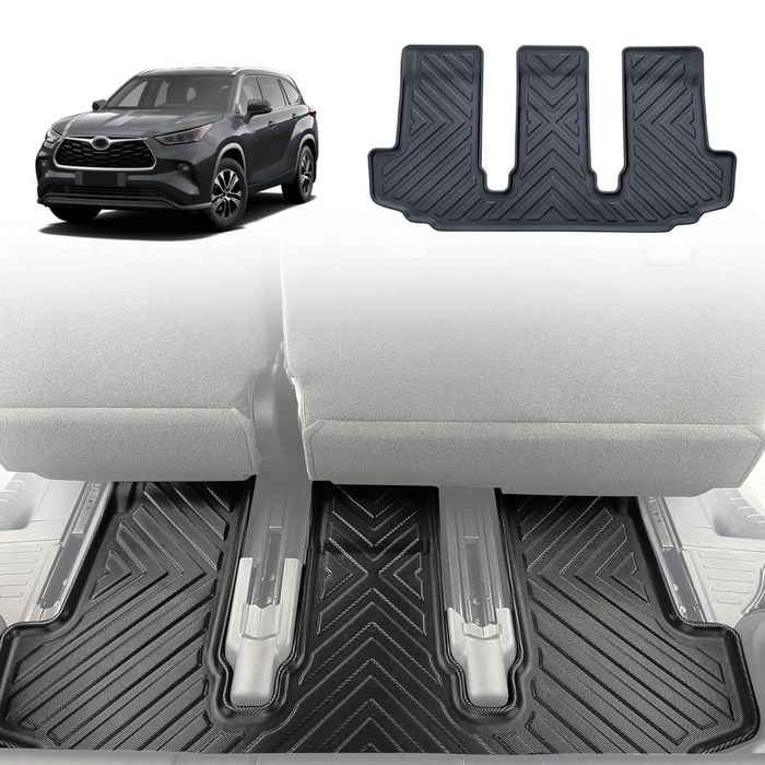 AUSGO Third Row Floor Mat for Toyota Kluger 2021-Onwards Car Liner Mat